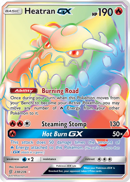 Heatran GX (238/236) [Sun & Moon: Unified Minds] - for just $4.10! 