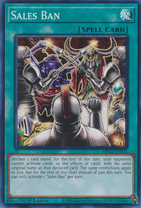Sales Ban [MP23-EN035] Super Rare - for just $0.30! 