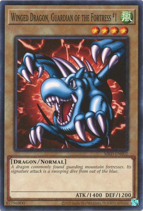 Winged Dragon, Guardian of the Fortress #1 (25th Anniversary) [MRD-EN002] Common - for just $0.10! 