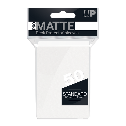 Ultra PRO: Standard 50ct Sleeves - PRO-Matte (White) - Just $0! Shop now at Retro Gaming of Denver