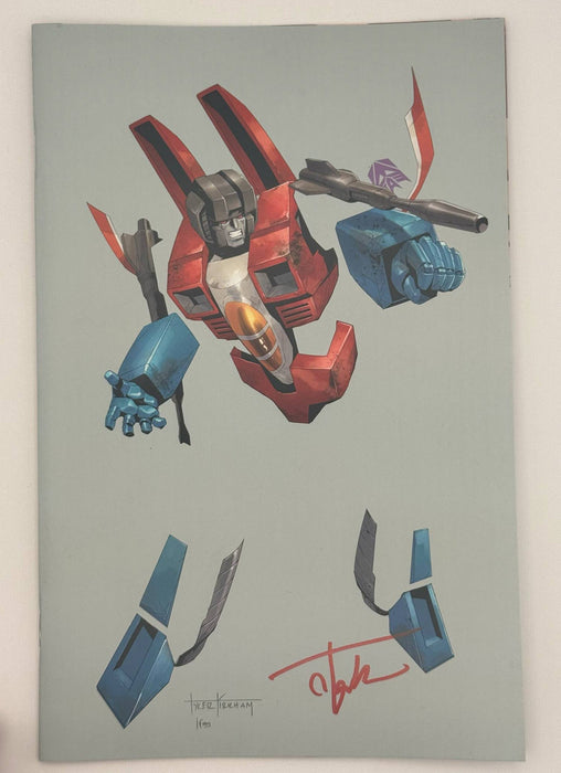 [Signed by Tyler Kirkham] Transformers #18 Unknown Comic Tyler Kirkham Negative Space Virgin Var [IN STOCK] - for just $40! 