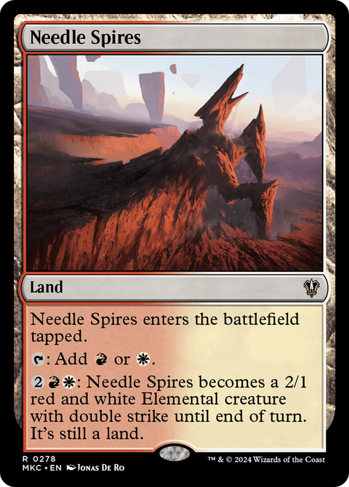 Needle Spires (MKC-278) - Murders at Karlov Manor Commander - for just $0.08! 
