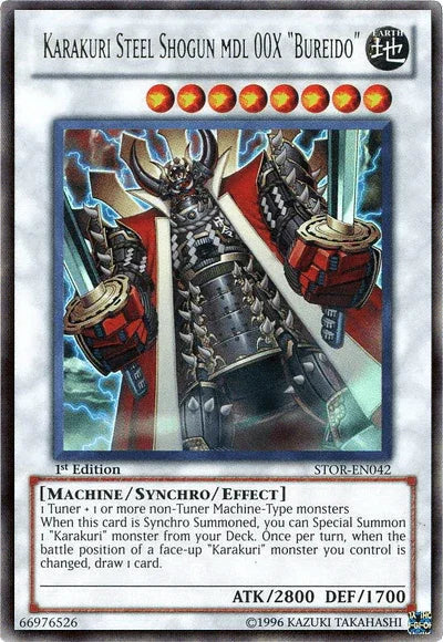 Karakuri Steel Shogun mdl 00X "Bureido" [STOR-EN042] Ultra Rare - for just $1.25! 