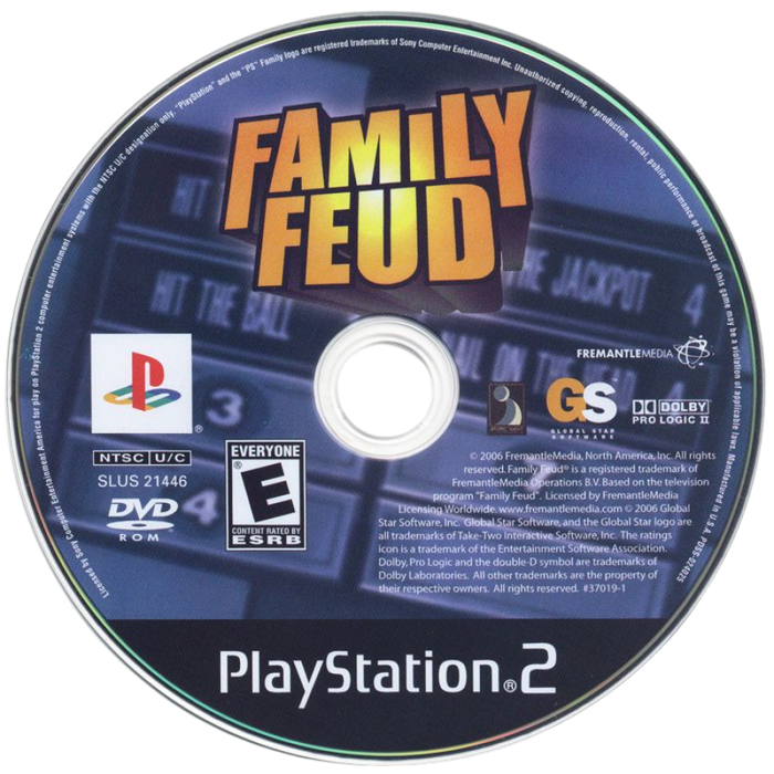 Family Feud – PlayStation 2 (PS2) - for just $6.99! 