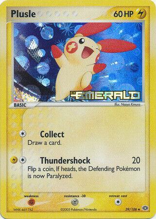 Plusle (39/106) (Stamped) [EX: Emerald] - for just $40! 
