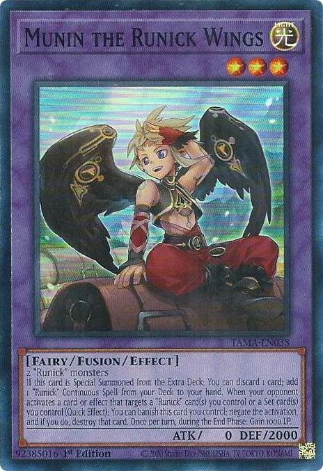 Munin the Runick Wings [TAMA-EN038] Super Rare - for just $0.10! 
