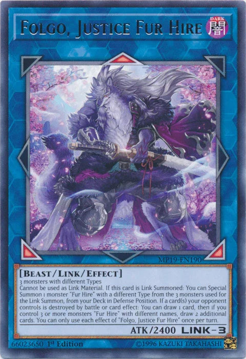 Folgo, Justice Fur Hire [MP19-EN190] Rare - for just $0.25! 