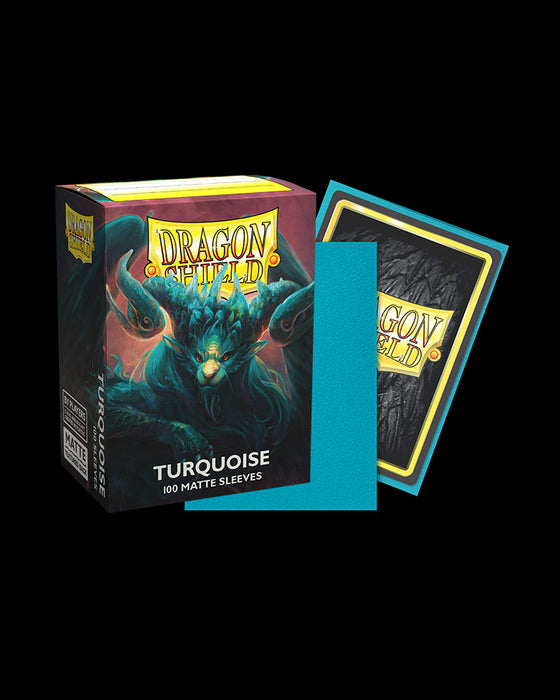 Dragon Shield: Standard 100ct Art Sleeves - Turquoise (Matte) - Just $8.95! Shop now at Retro Gaming of Denver