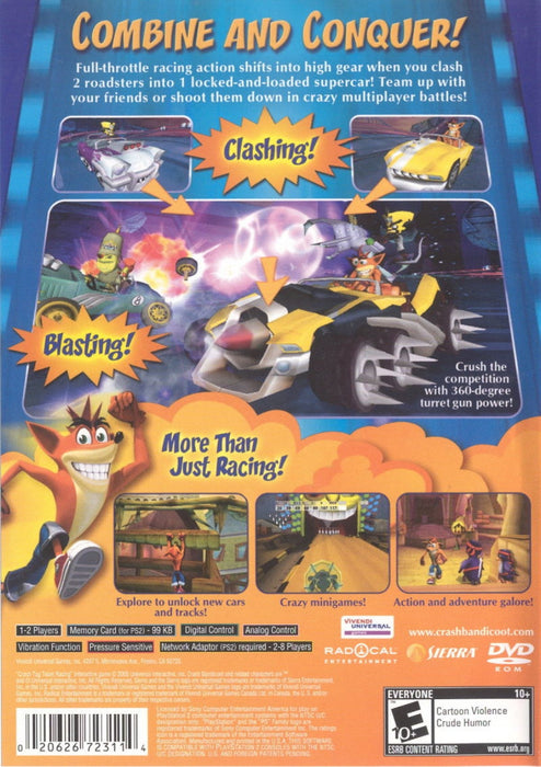 Crash Tag Team Racing – PlayStation 2 (PS2) - for just $9.99! 