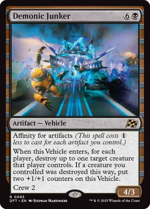 Demonic Junker (DFT-083) - Aetherdrift Foil - for just $0.14! 