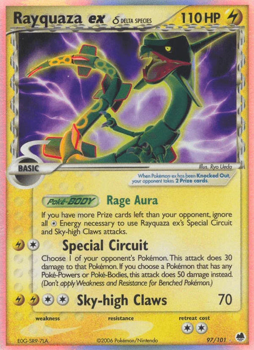Rayquaza ex (97/101) (Delta Species) [EX: Dragon Frontiers] - for just $196! 