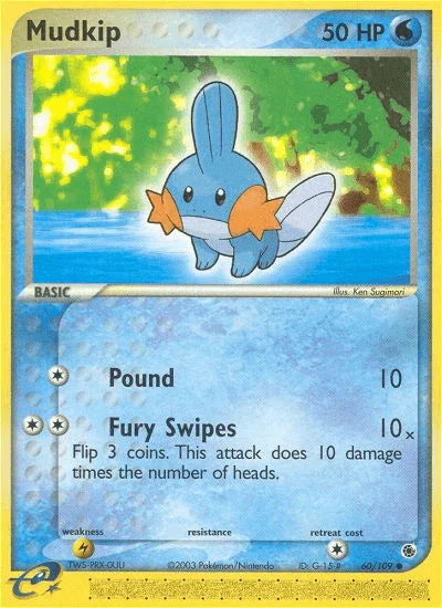Mudkip (60/109) [EX: Ruby & Sapphire] - for just $0.70! 