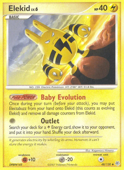 Elekid (48/130) [Diamond & Pearl: Base Set] - for just $0.60! 