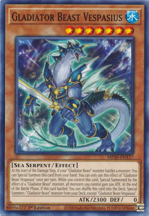 Gladiator Beast Vespasius [MP20-EN157] Common - for just $0.10! 