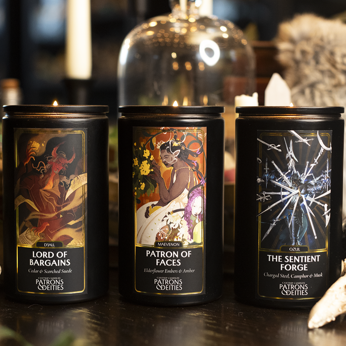 Cantrip Candles - D'Jall, Lord of Bargains 16 oz. - for just $41.99! 