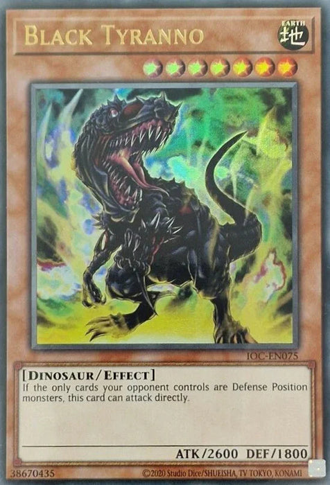 Black Tyranno (25th Anniversary) [IOC-EN075] Ultra Rare - for just $2.20! 