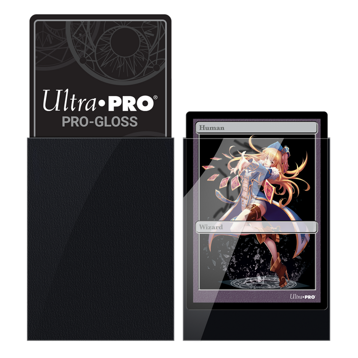 Ultra PRO: Small 60ct Sleeves - PRO-Gloss (Black) - Just $0! Shop now at Retro Gaming of Denver