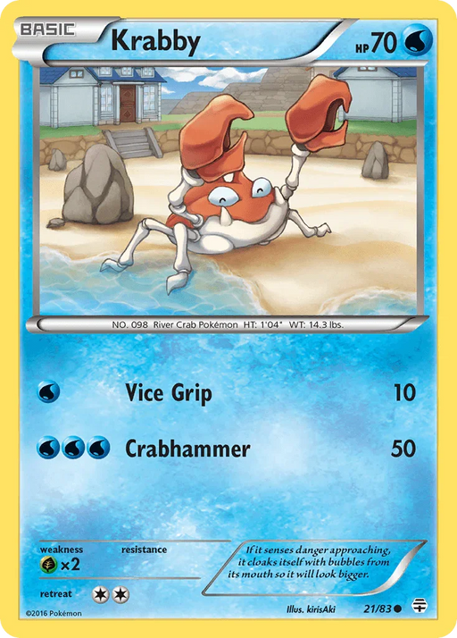 Krabby (21/83) [XY: Generations] - for just $0.10! 