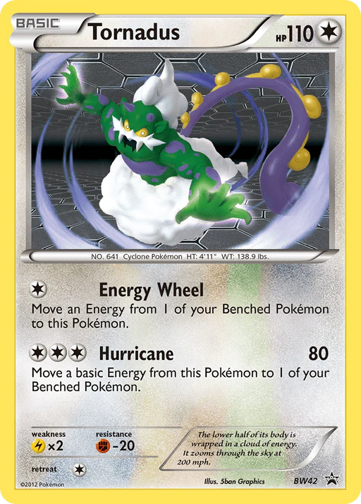 Tornadus (BW42) [Black & White: Black Star Promos] - for just $0.80! 