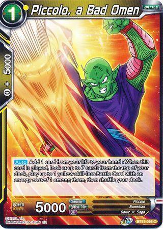 Piccolo, a Bad Omen (BT11-098) [Vermilion Bloodline] - for just $0.10! 