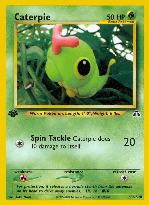Caterpie (53/75) [Neo Discovery 1st Edition] - for just $0.40! 