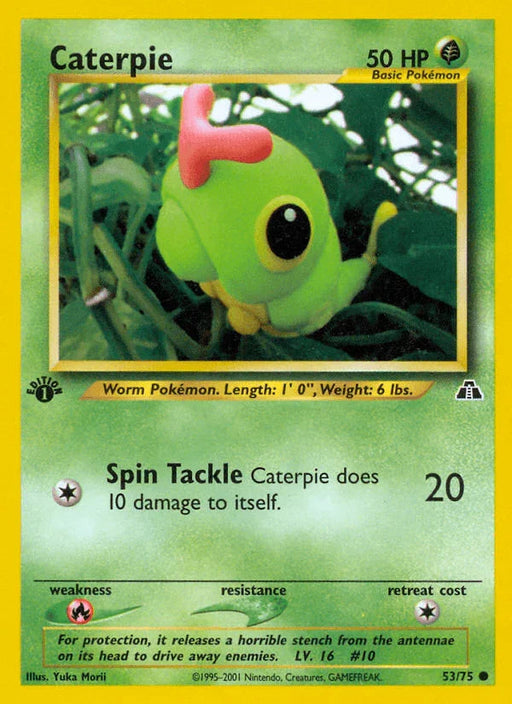 Caterpie (53/75) [Neo Discovery 1st Edition] - for just $0.40! 