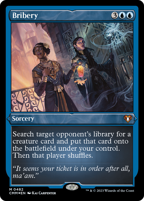 Bribery (Foil Etched) [Commander Masters] - for just $4.30! 