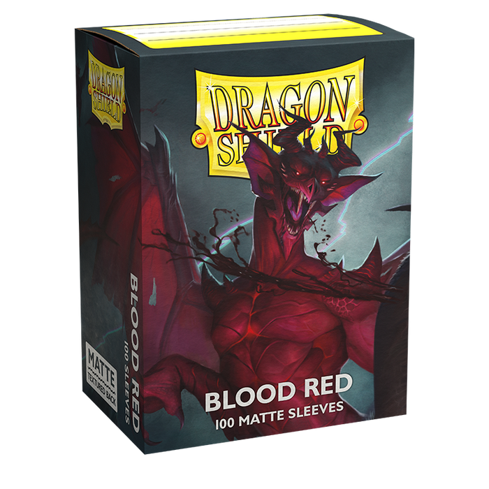 Dragon Shield: Standard 100ct Sleeves - Blood Red (Matte) - Just $8.95! Shop now at Retro Gaming of Denver