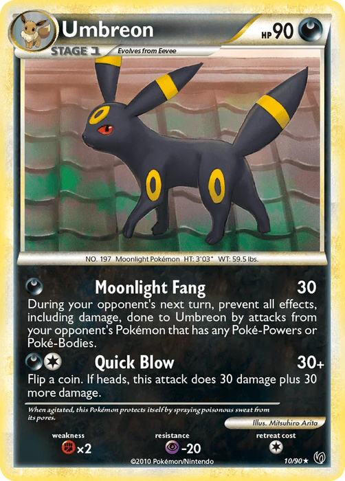 Umbreon (10/90) [HeartGold & SoulSilver: Undaunted] - for just $34.05! 