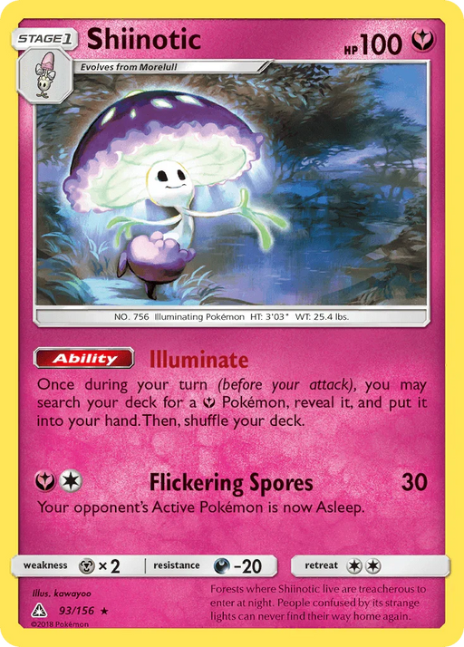 Shiinotic (93/156) [Sun & Moon: Ultra Prism] - for just $0.30! 