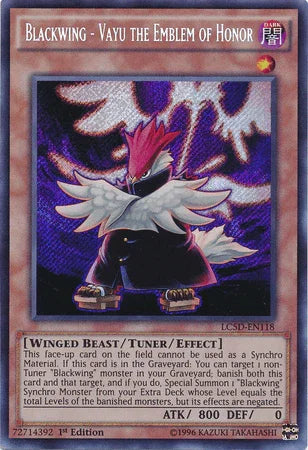Blackwing - Vayu the Emblem of Honor [LC5D-EN118] Secret Rare - for just $1.25! 