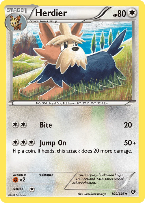 Herdier (109/146) [XY: Base Set] - for just $0.20! 