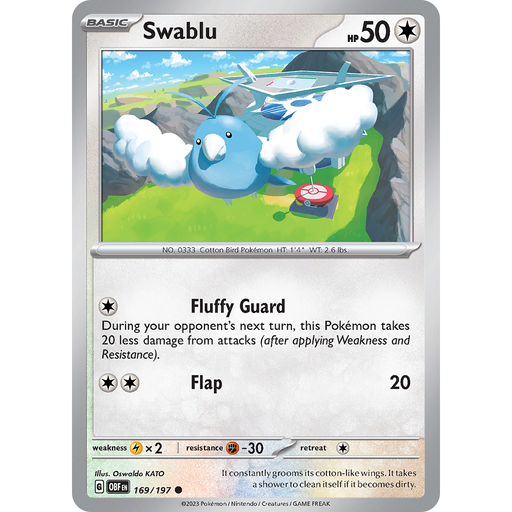 Swablu (169/197) [Scarlet & Violet: Obsidian Flames] - Just $0.05! Shop now at Retro Gaming of Denver