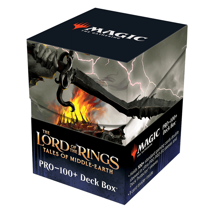 Ultra PRO: 100+ Deck Box - The Lord of the Rings (Sauron, Lord of the Rings) - for just $0! 