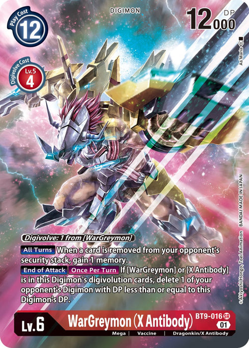 WarGreymon (X Antibody) [BT9-016] (Alternate Art) [X Record] - Just $2.40! Shop now at Retro Gaming of Denver