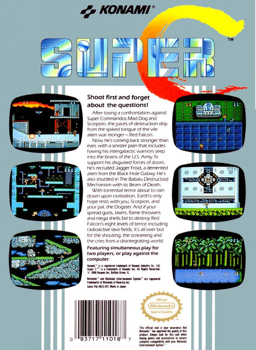 Super C – Nintendo Entertainment System (NES) - for just $22.99! 