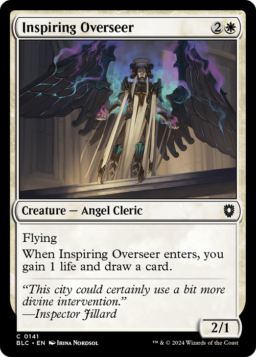 Inspiring Overseer (BLC-141) - Bloomburrow Commander - for just $0.10! 