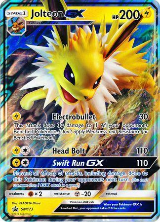 Jolteon GX (SM173) (Jumbo Card) [Sun & Moon: Black Star Promos] - for just $7.20! 