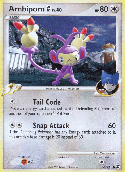 Ambipom G (56/111) [Platinum: Rising Rivals] - for just $0.20! 