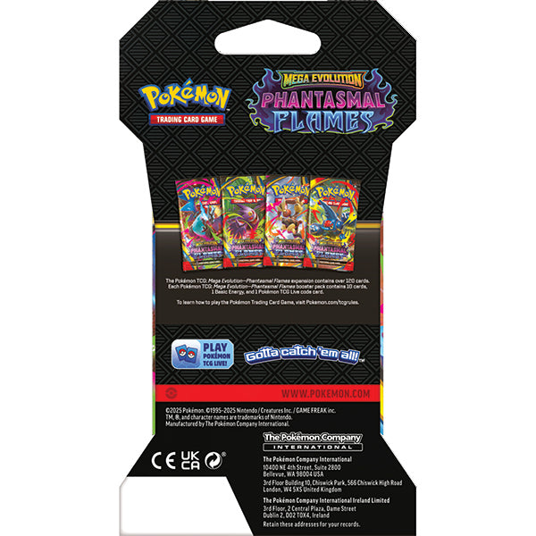 Pokemon: Mega Evolution - Phantasmal Flames Sleeved Booster Pack - for just $7! 