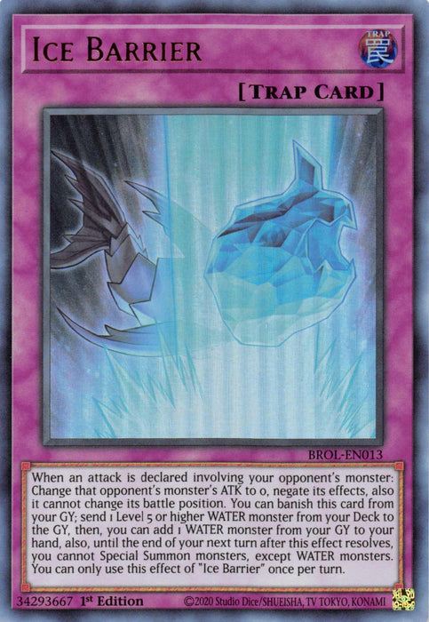 Ice Barrier [BROL-EN013] Ultra Rare - for just $0.10! 
