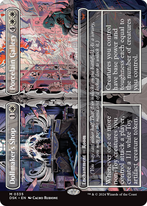 Dollmaker's Shop // Porcelain Gallery (DSK-335) - Duskmourn: House of Horror (Borderless) Foil - for just $2.83! 