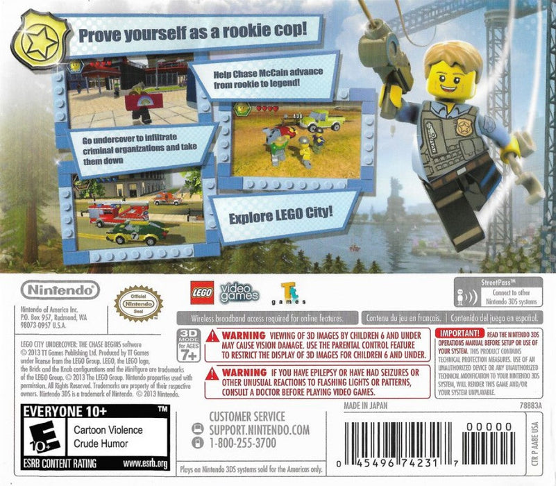 LEGO City Undercover: The Chase Begins – Nintendo 3DS (3DS) - for just $7.99! 