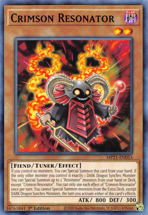 Crimson Resonator [MP21-EN053] Common - for just $0.10! 