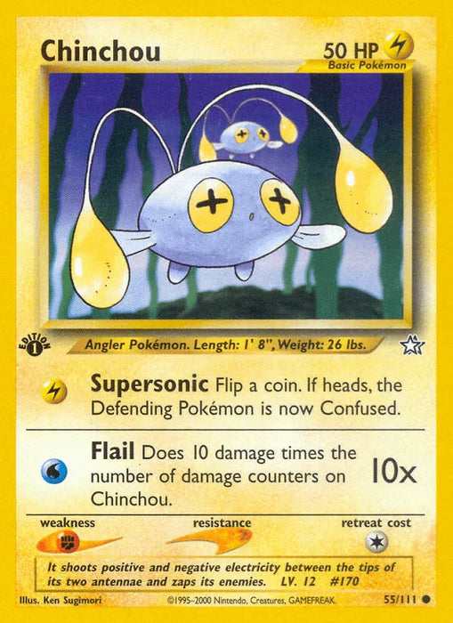 Chinchou (55/111) [Neo Genesis 1st Edition] - for just $0.35! 