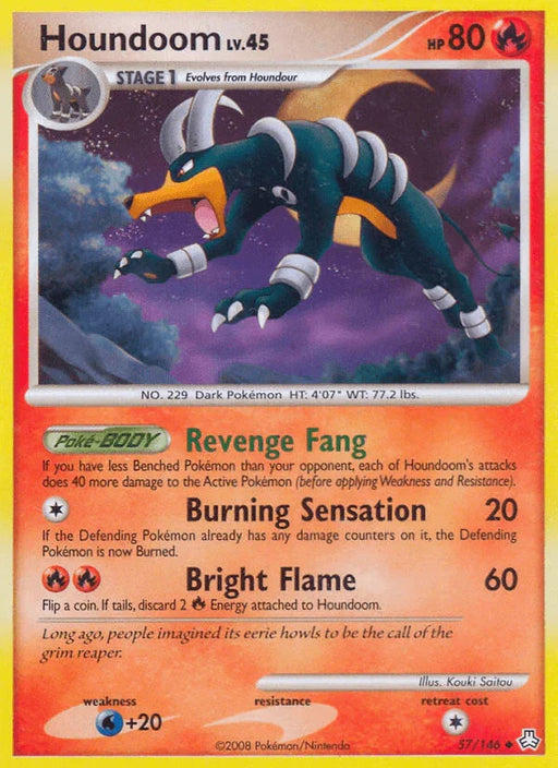 Houndoom (57/146) [Diamond & Pearl: Legends Awakened] - for just $1.15! 