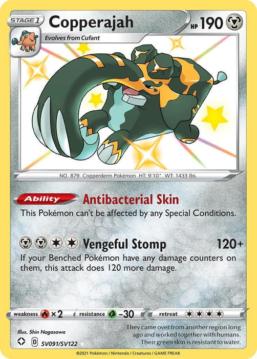 Copperajah (SV091/SV122) [Sword & Shield: Shining Fates] - for just $0.75! 