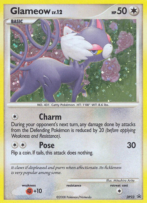 Glameow (DP23) [Diamond & Pearl: Black Star Promos] - for just $6.20! 