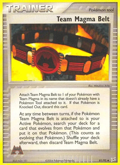 Team Magma Belt (81/95) [EX: Team Magma vs Team Aqua] - for just $0.50! 