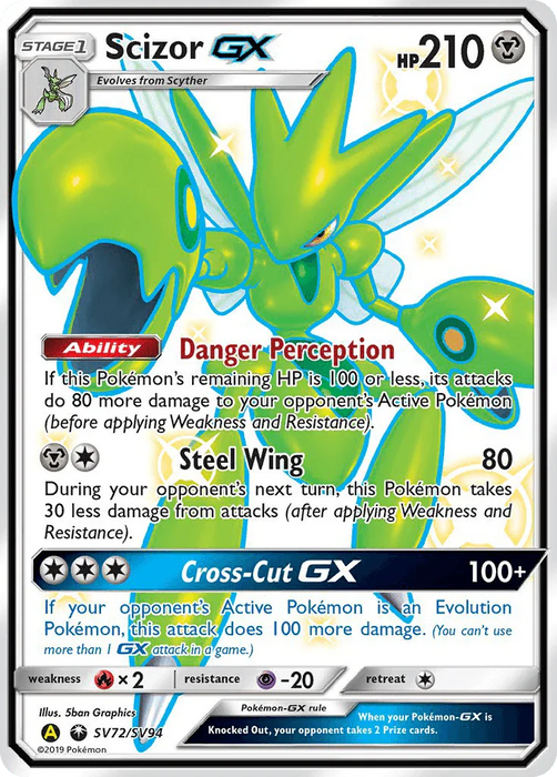 Scizor GX (SV72/SV94) [Sun & Moon: Hidden Fates - Shiny Vault] - for just $31.15! 